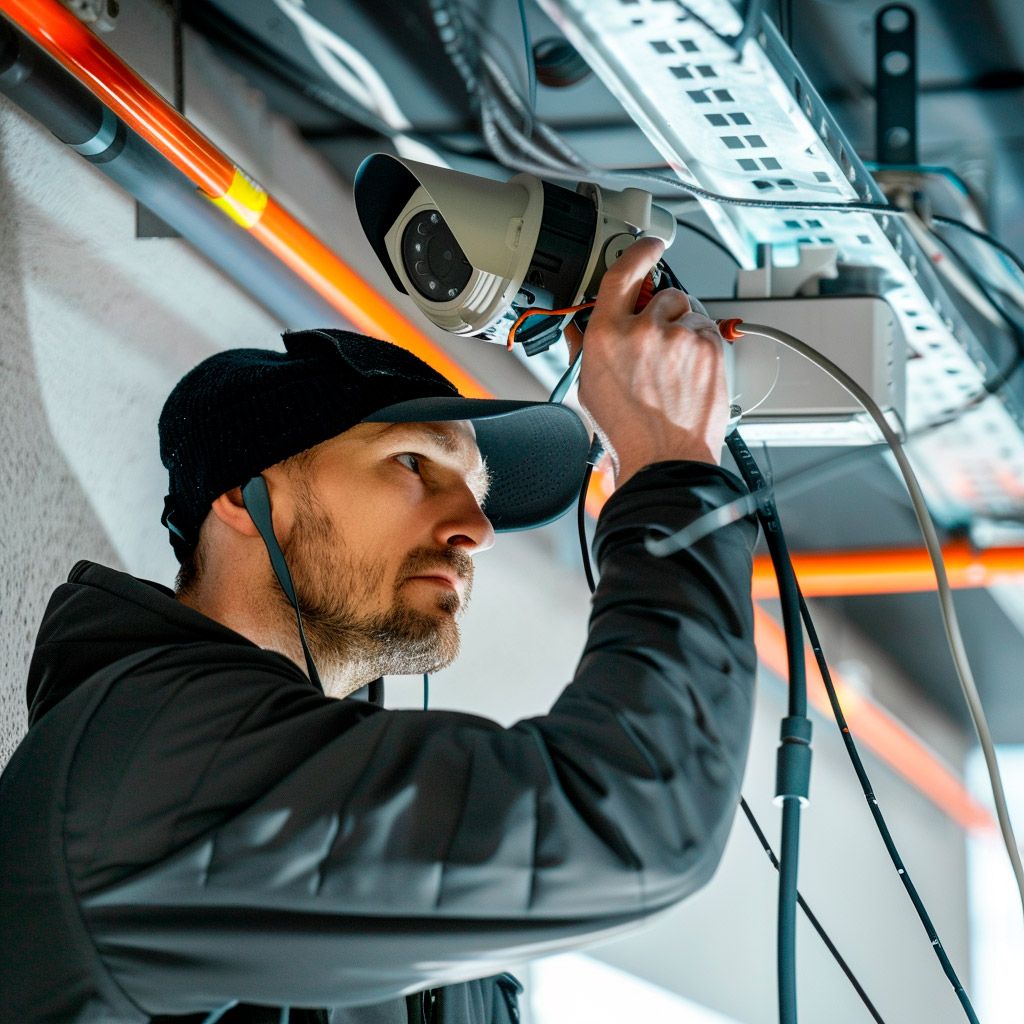 Монтаж систем видеонаблюдения