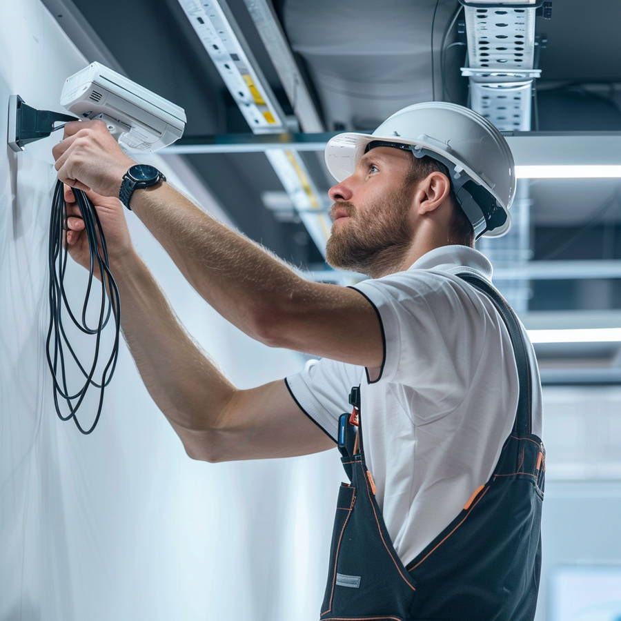 Монтаж систем видеонаблюдения