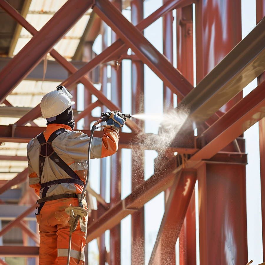 Огнезащитная обработка конструкций и материалов